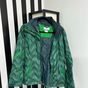 Columbia Green and Gray Jacket